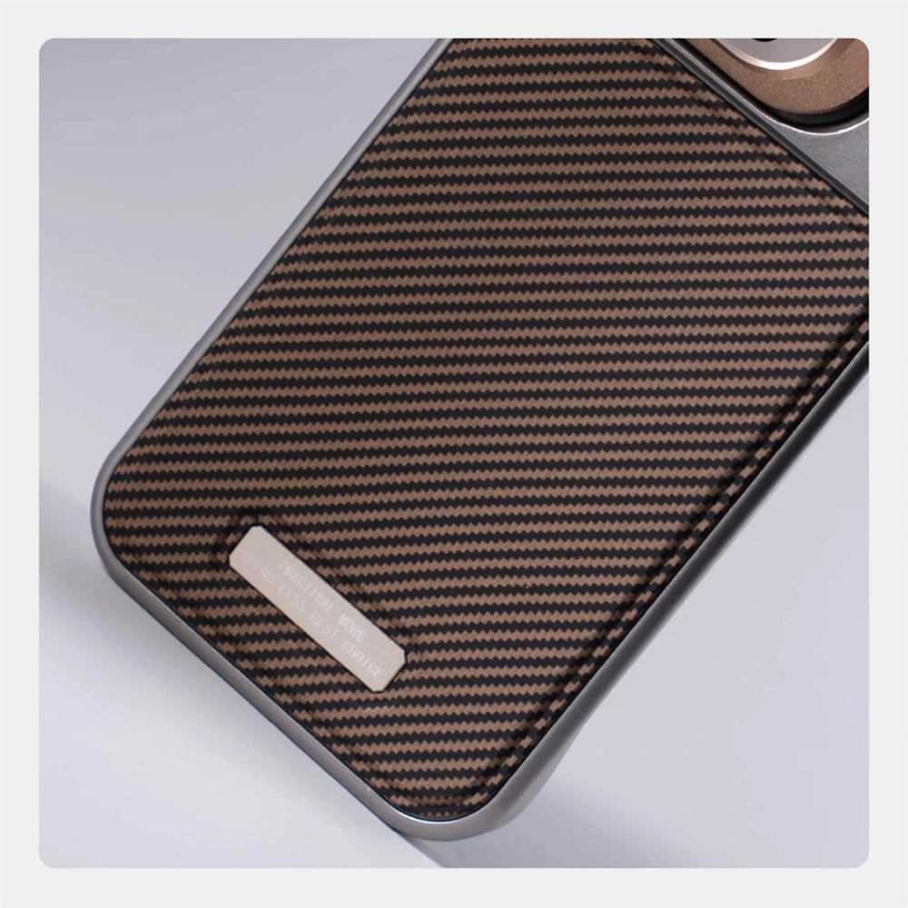 Luxury Frameless Carbon Fiber Case for iPhone