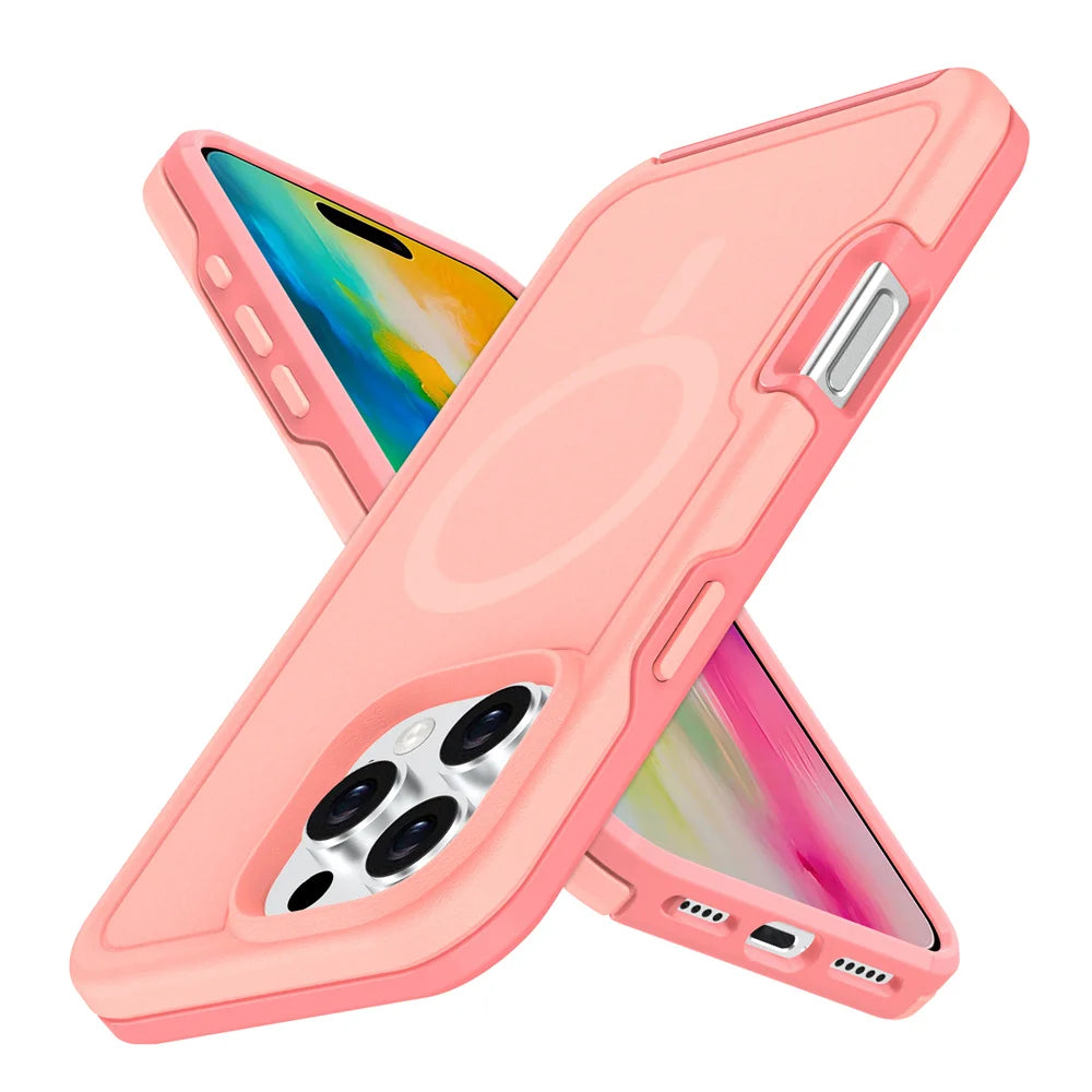 Magnetic Armor Case for iPhone