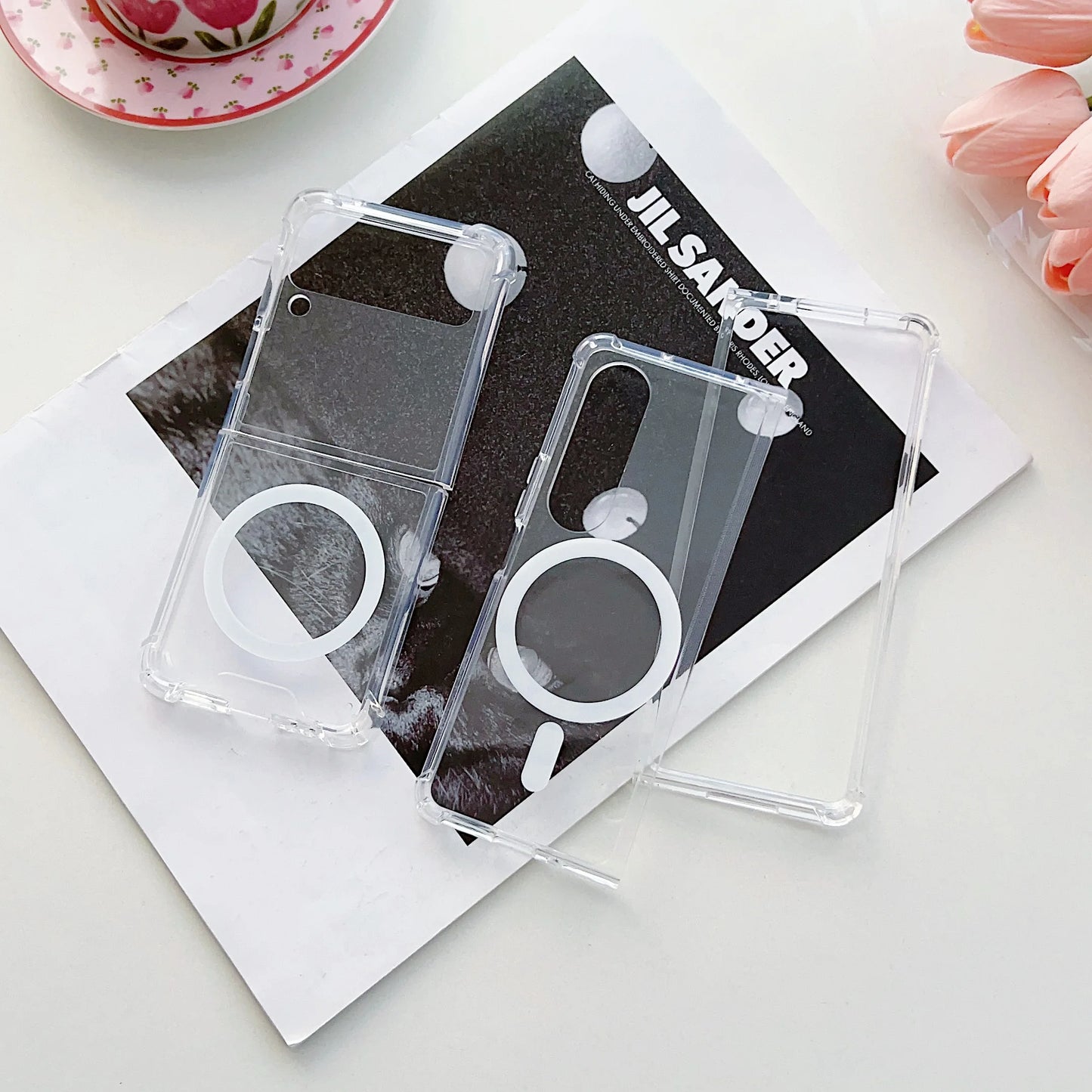 Magsafe Transparent Shockproof Case for Samsung Z Fold