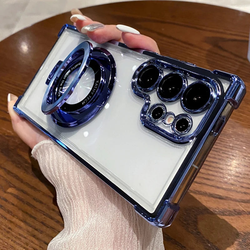 Anti-Drop Transparent Magnetic Case for Samsung Galaxy - CaseifyTrend