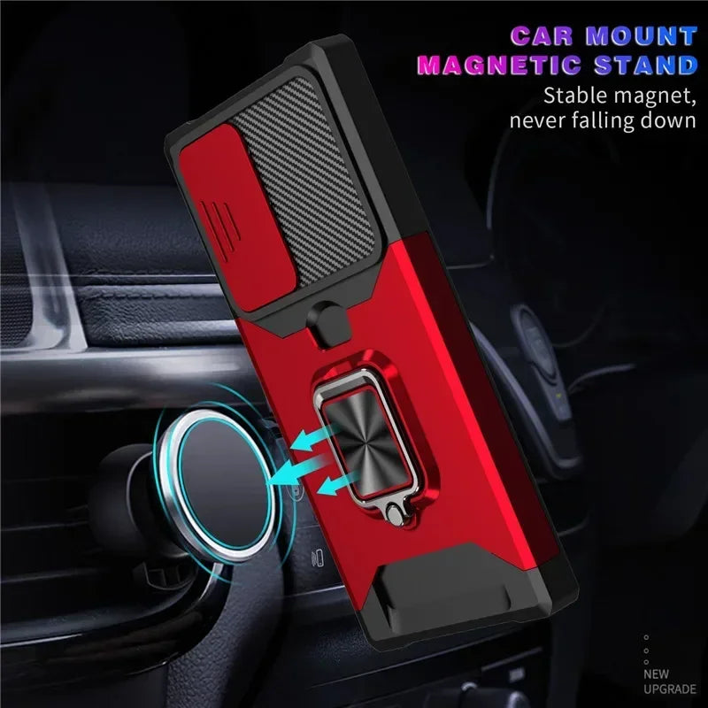 Shockproof Magnetic Holder Case for Samsung Galaxy - CaseifyTrend
