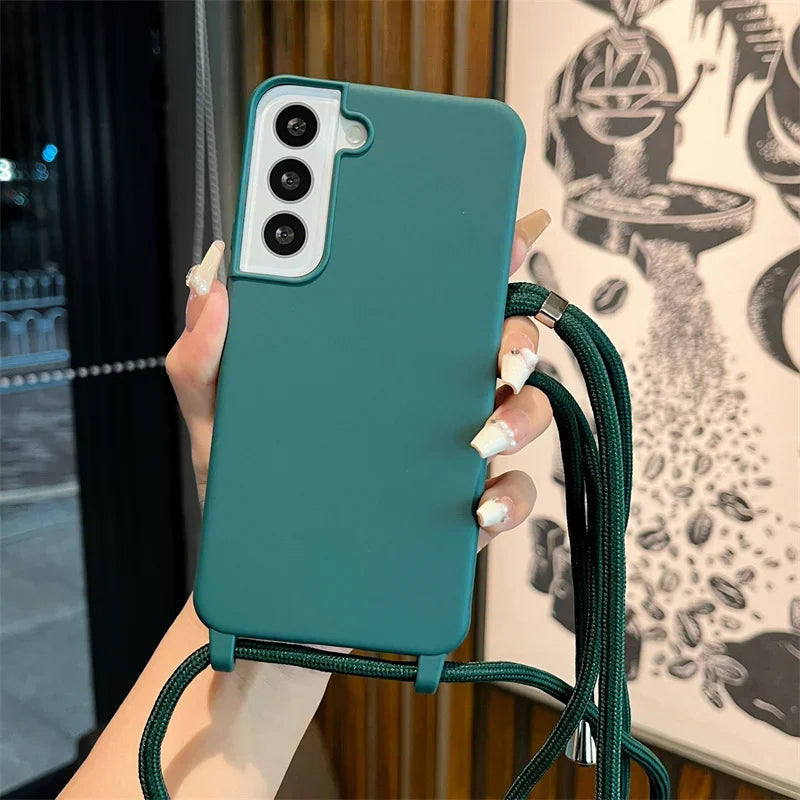 Crossbody Lanyard Strap Case for Samsung Galaxy