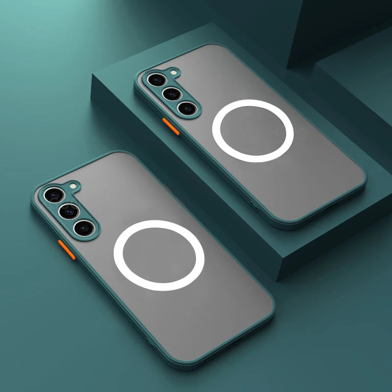 Matte Magnetic Wireless Case for Samsung Galaxy - CaseifyTrend