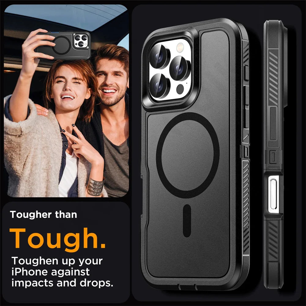 Heavy Duty Kickstand Case for iPhone