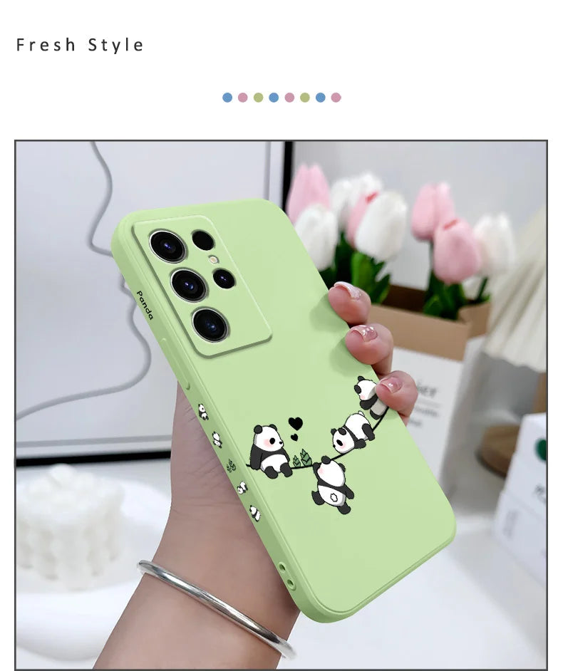 Cute Baby Panda Phone Case for Samsung Galaxy