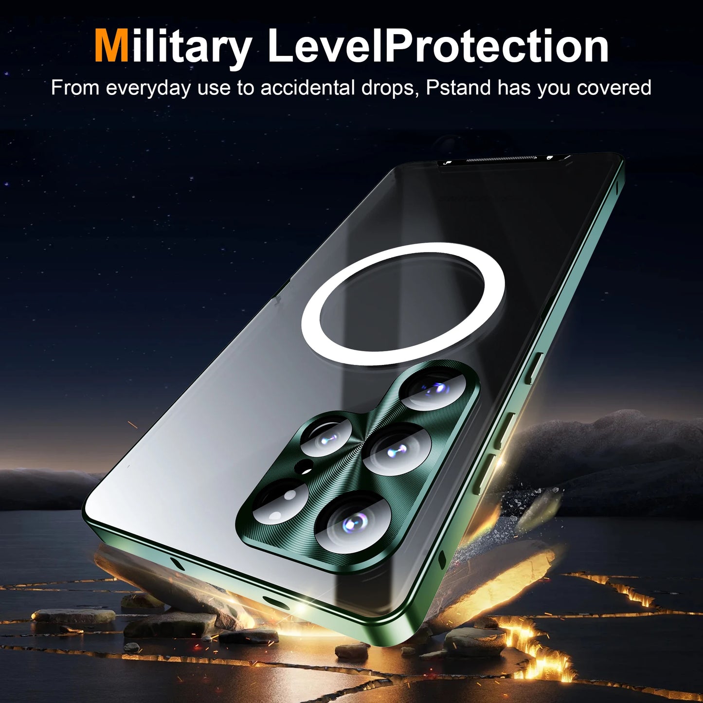 Metal Magnetic Magsafe Case for Samsung Galaxy