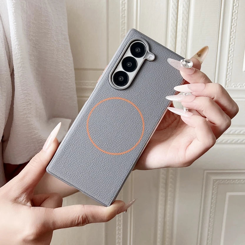 Magnetic Leather Phone Case for Samsung Galaxy Z Fold Series
