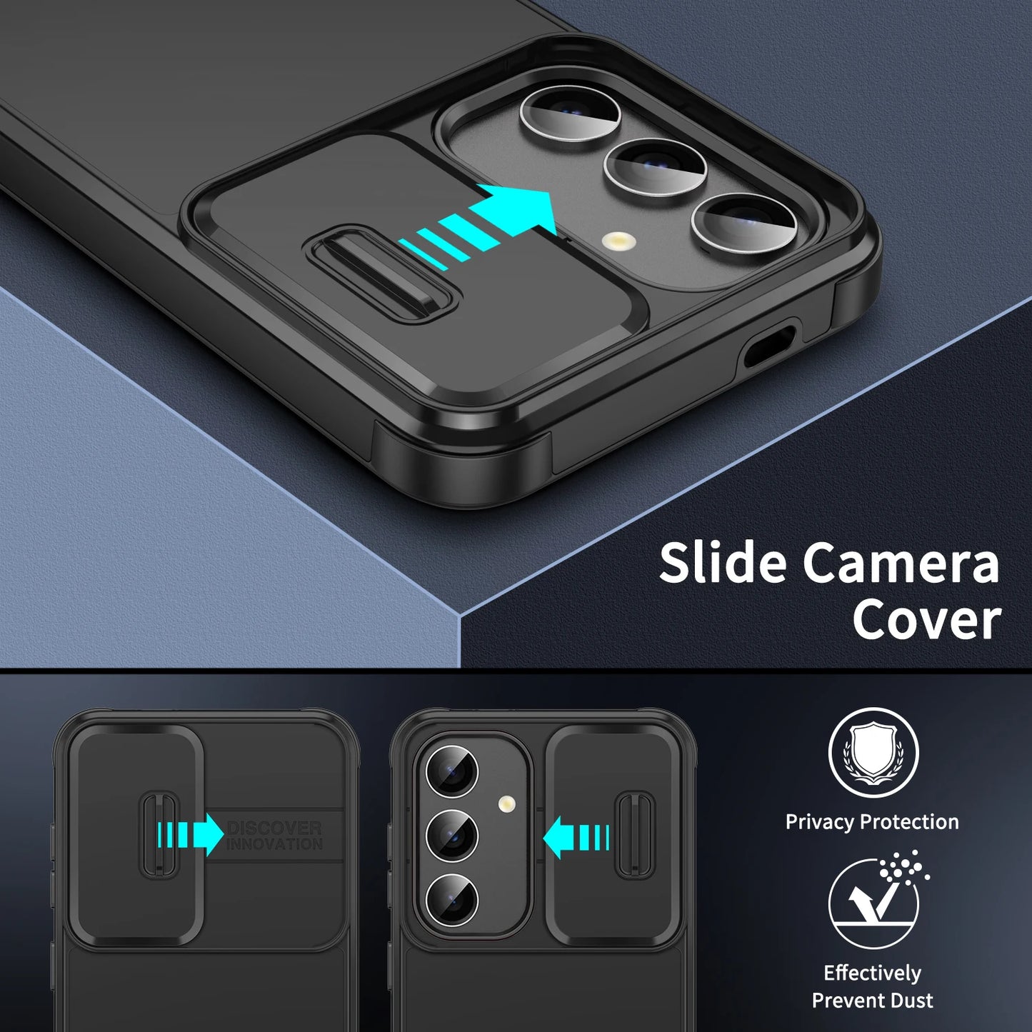 Slide Camera Cover Case for Samsung Galaxy - CaseifyTrend
