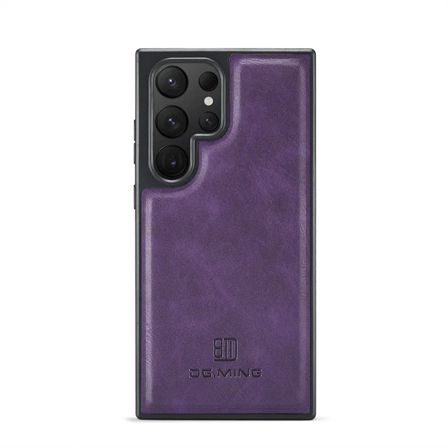 Strong Magnetic Leather Case for Samsung Galaxy