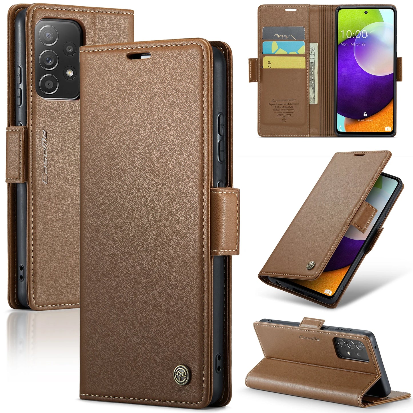 Luxury Leather Wallet Flip Case for Samsung Galaxy Series