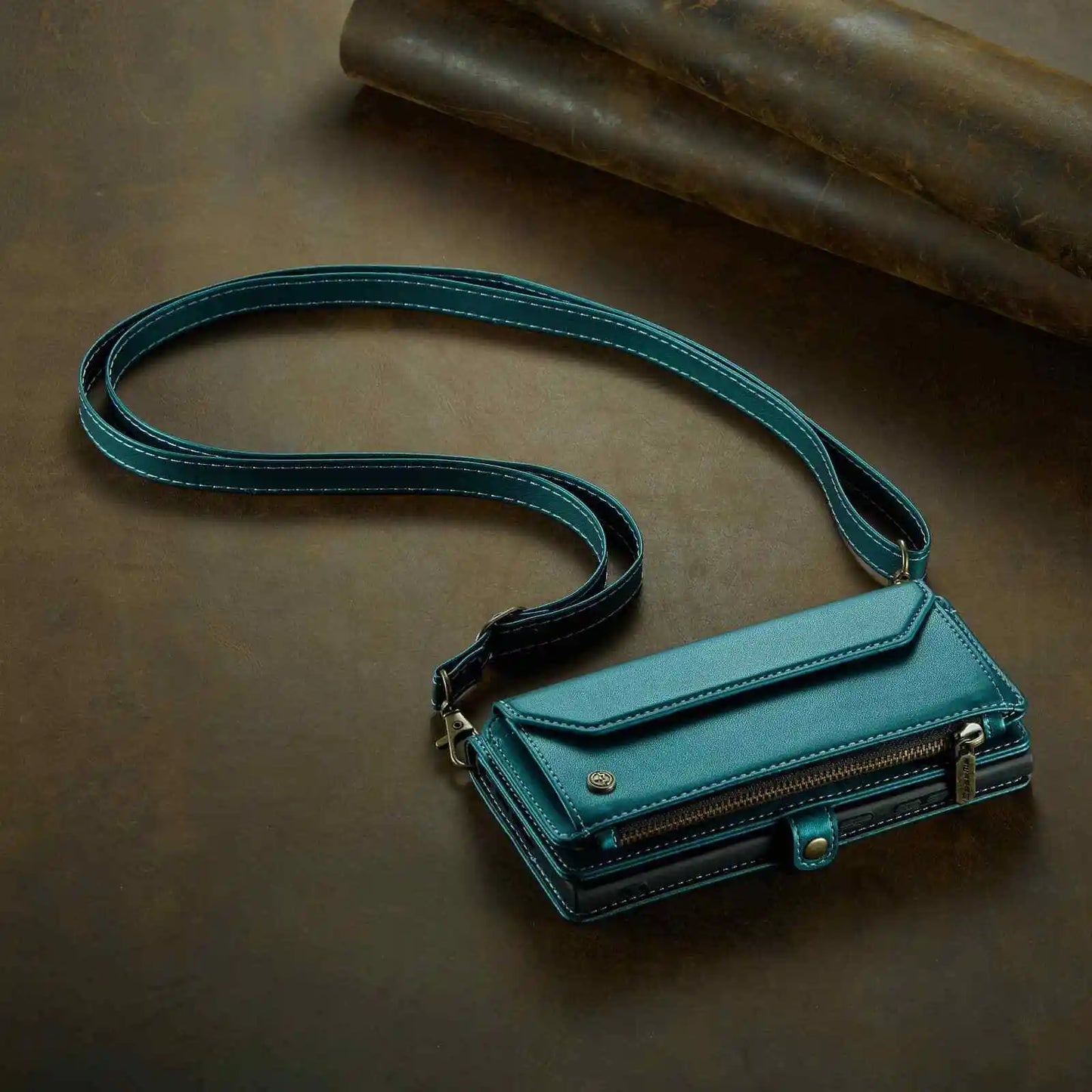 Crossbody Wallet Case with Card Holder for Samsung Galaxy