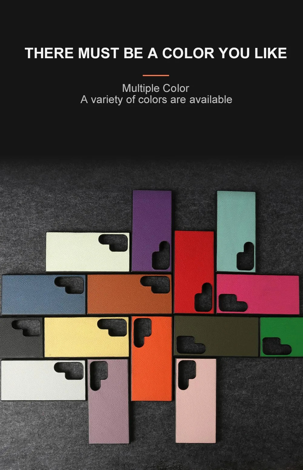 Premium Genuine Leather Case for Samsung Galaxy Phones