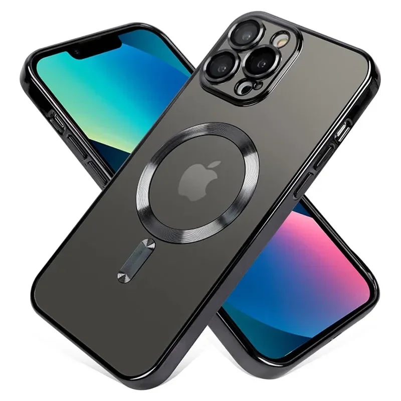 Clear Magnetic iPhone Case with Lens Protection