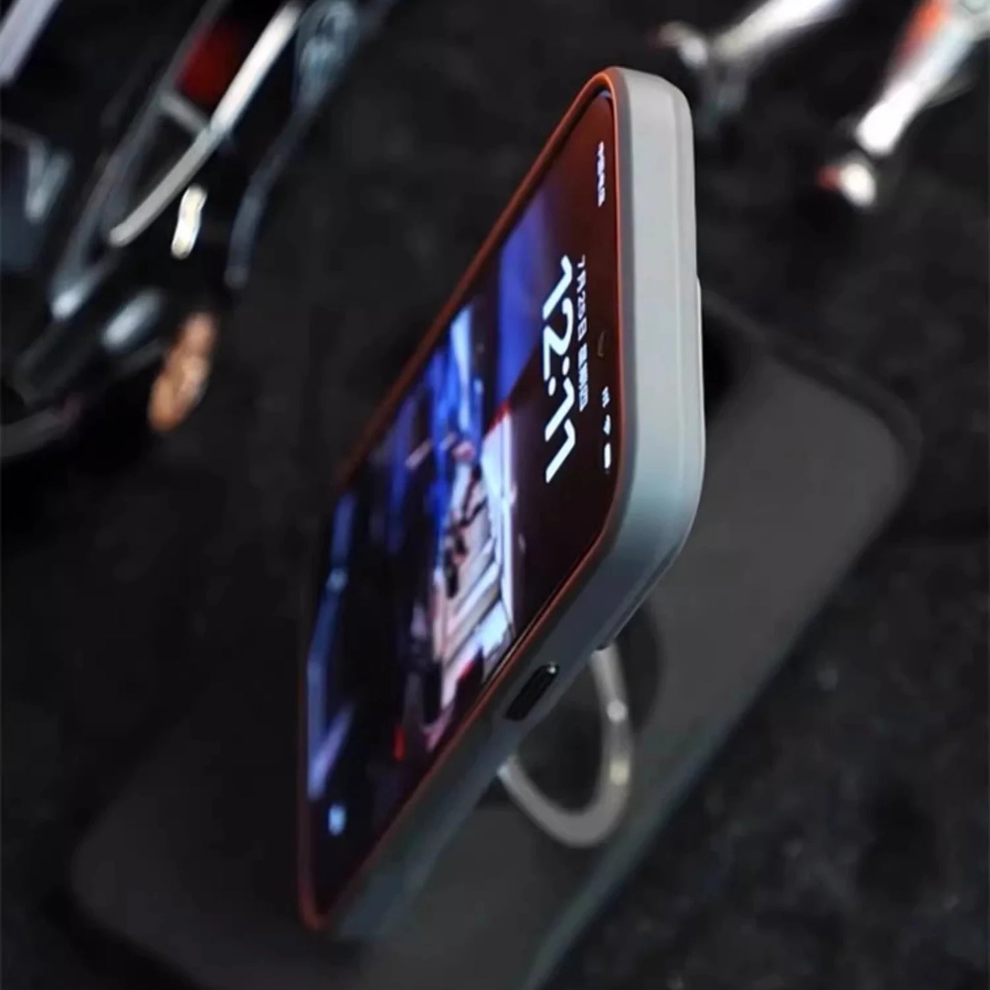 Desert Titanium MagSafe Carbon Armor iPhone Case