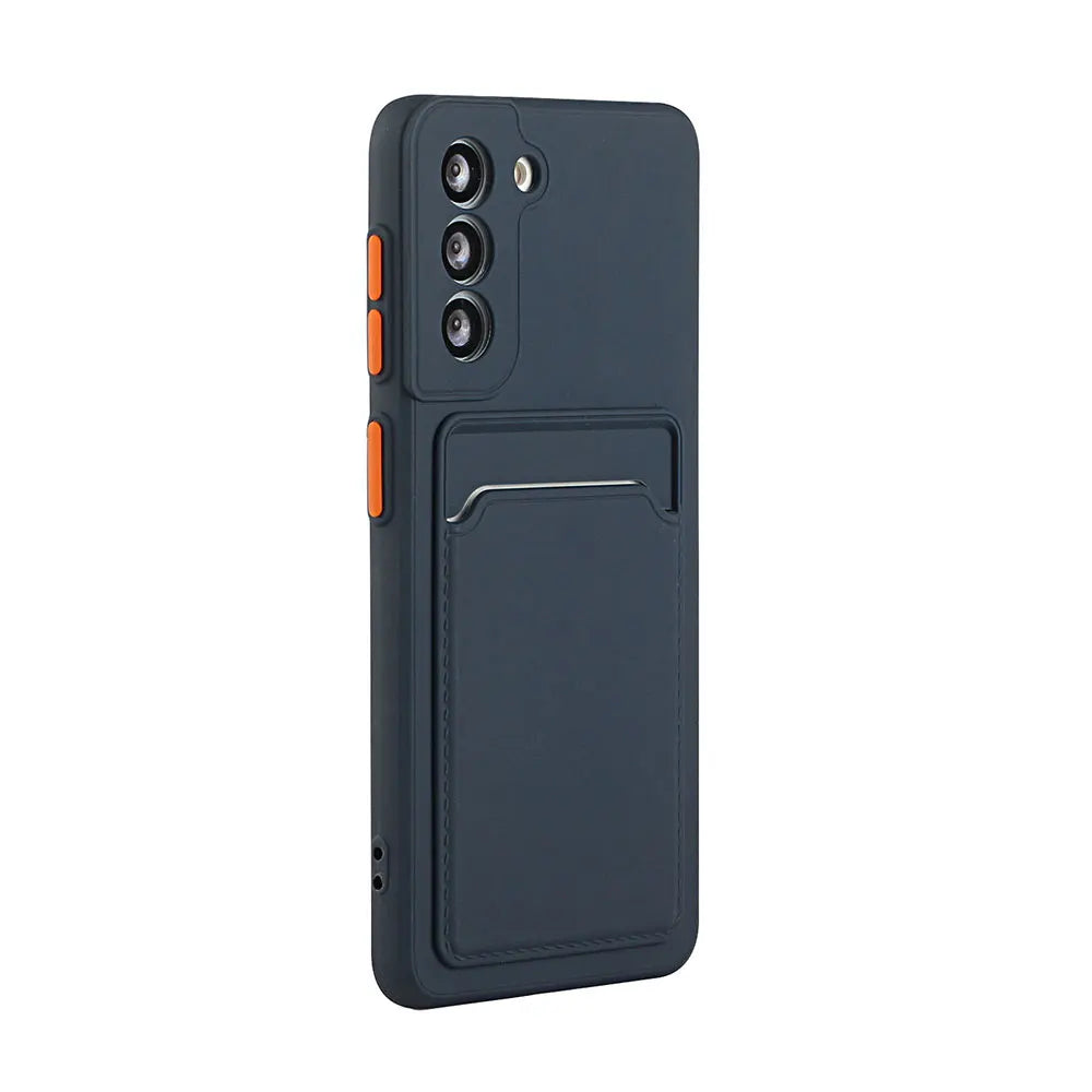 Shockproof Wallet Phone Case with Card Holder for Samsung