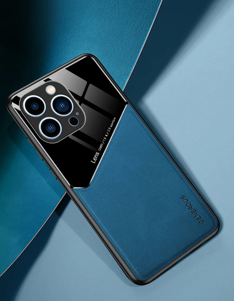 PU Leather Magnetic Case for iPhone