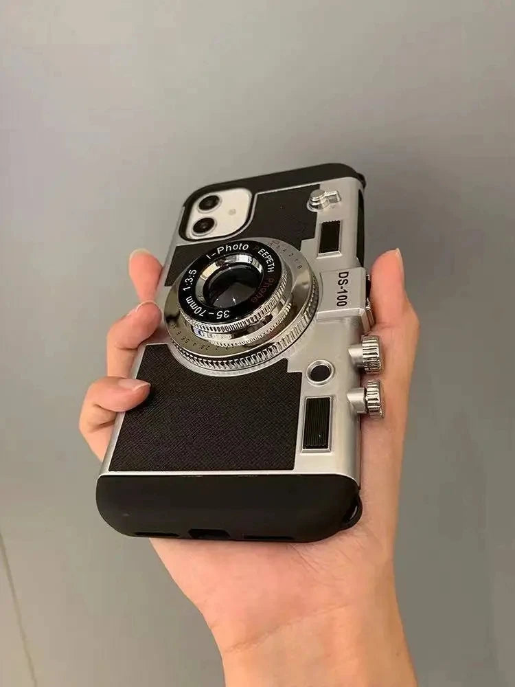 Emily In Paris 3D Retro Camera Leather Case - CaseifyTrend