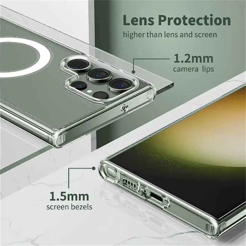 Luxury Magnetic Magsafe Case for Samsung
