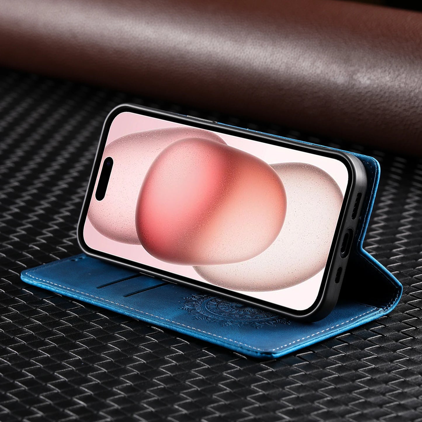 Magnetic Flip Leather Wallet Case for Samsung Galaxy