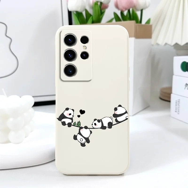 Cute Baby Panda Phone Case for Samsung Galaxy