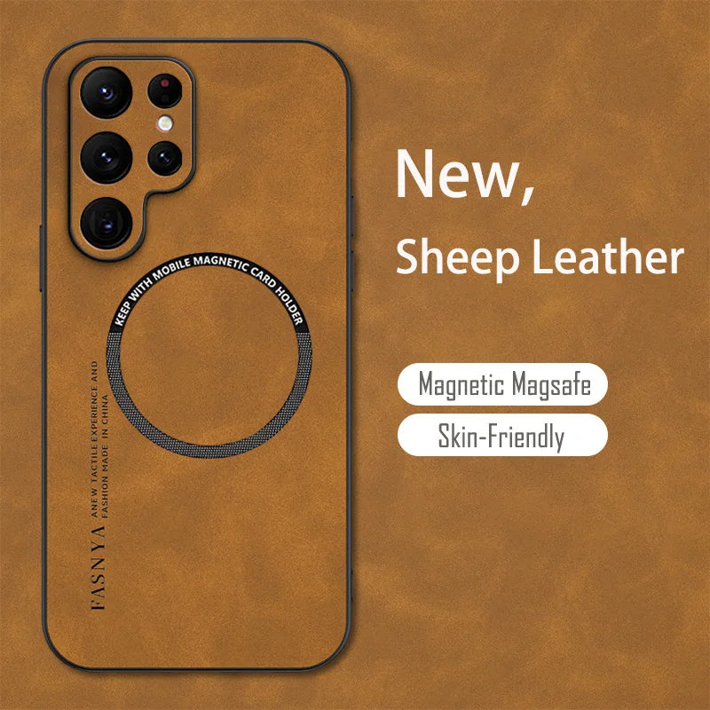 Magsafe Vintage Leather Case for Samsung Galaxy