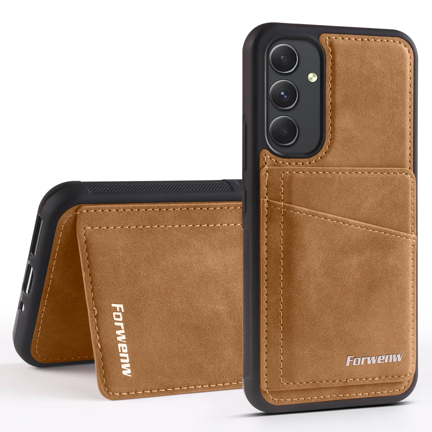 RFID Blocking Wallet Card Holder Case for Samsung Galaxy