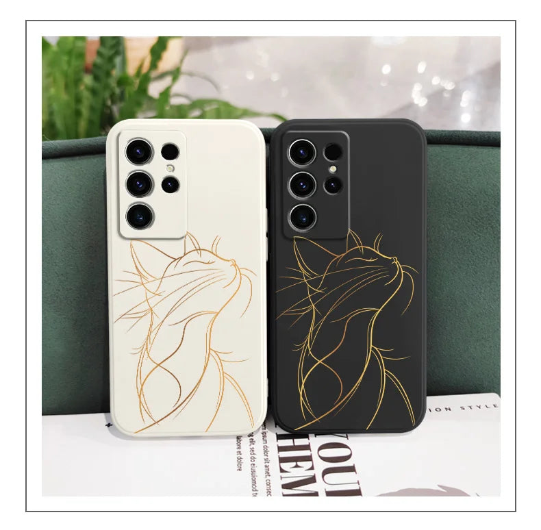 Proud Cat Design Phone Case for Samsung Galaxy Series