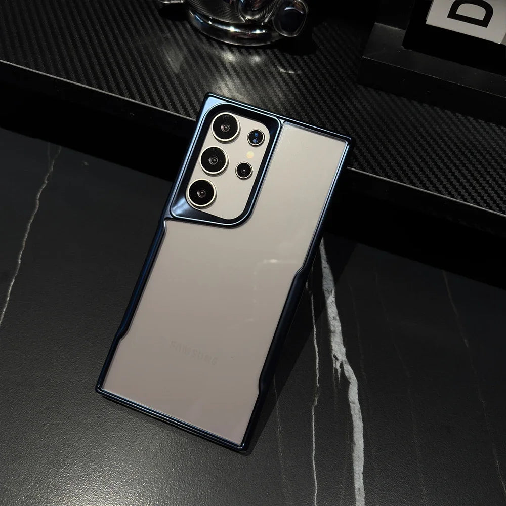 Plating Soft Rubber Border Case for Samsung Galaxy - CaseifyTrend