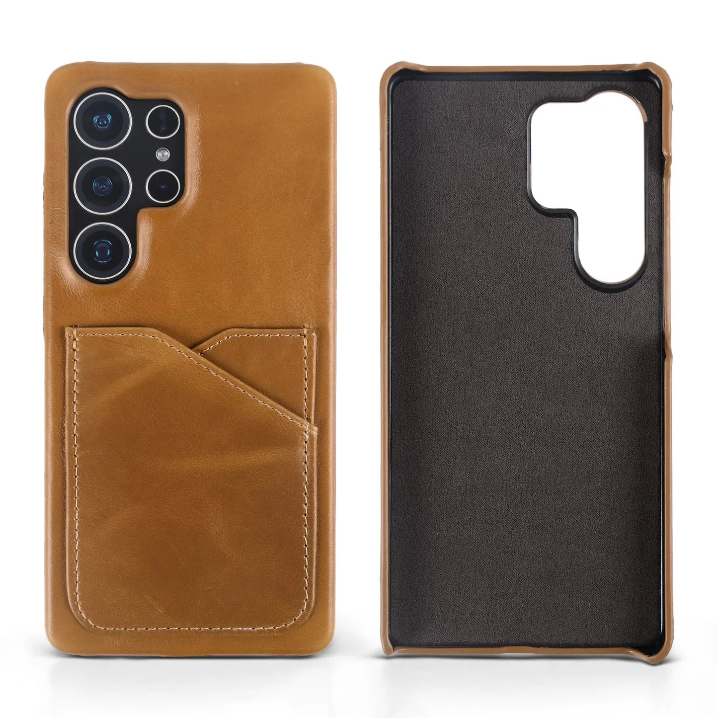 Premium Leather Card Slot Case for Samsung Galaxy
