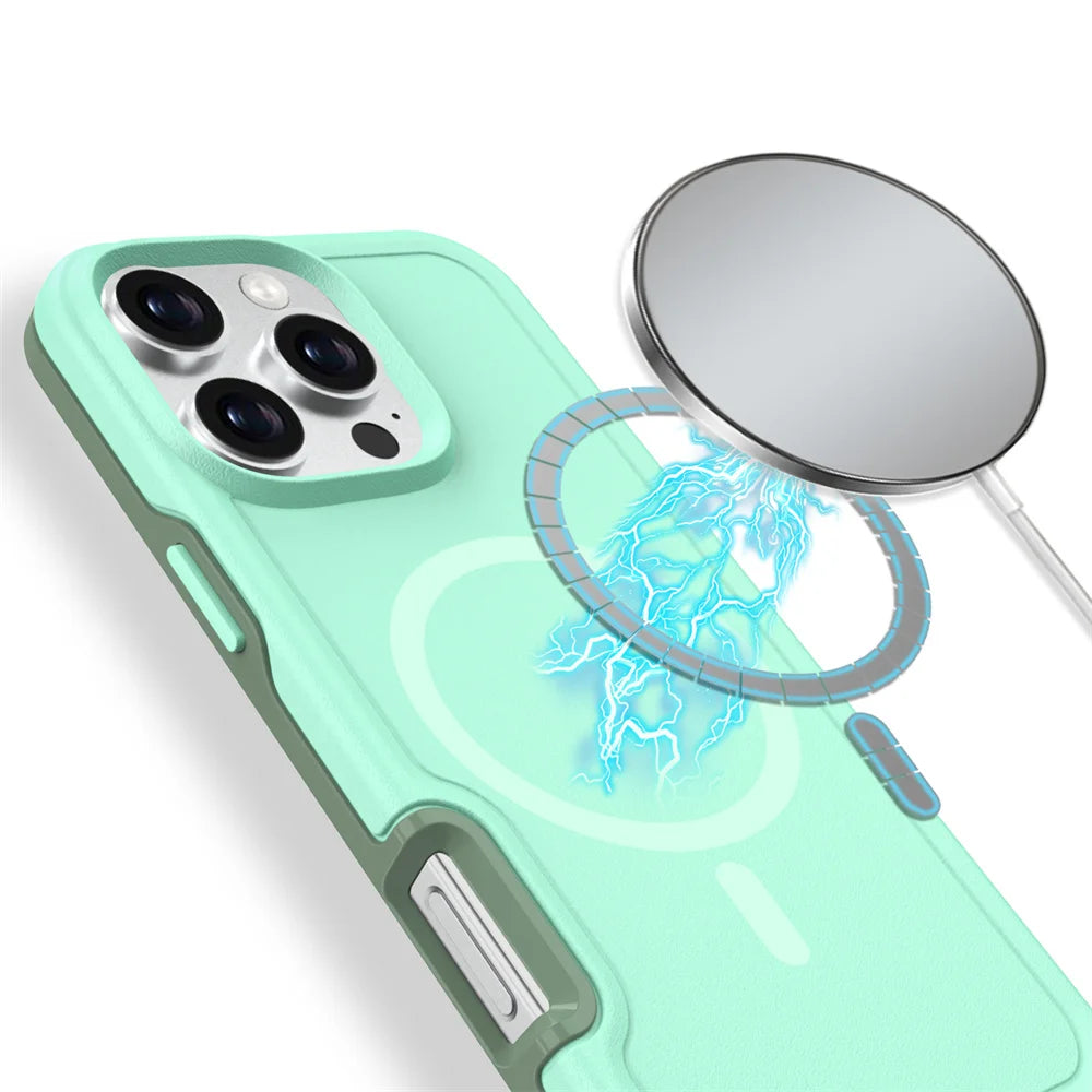 Magnetic Armor Case for iPhone