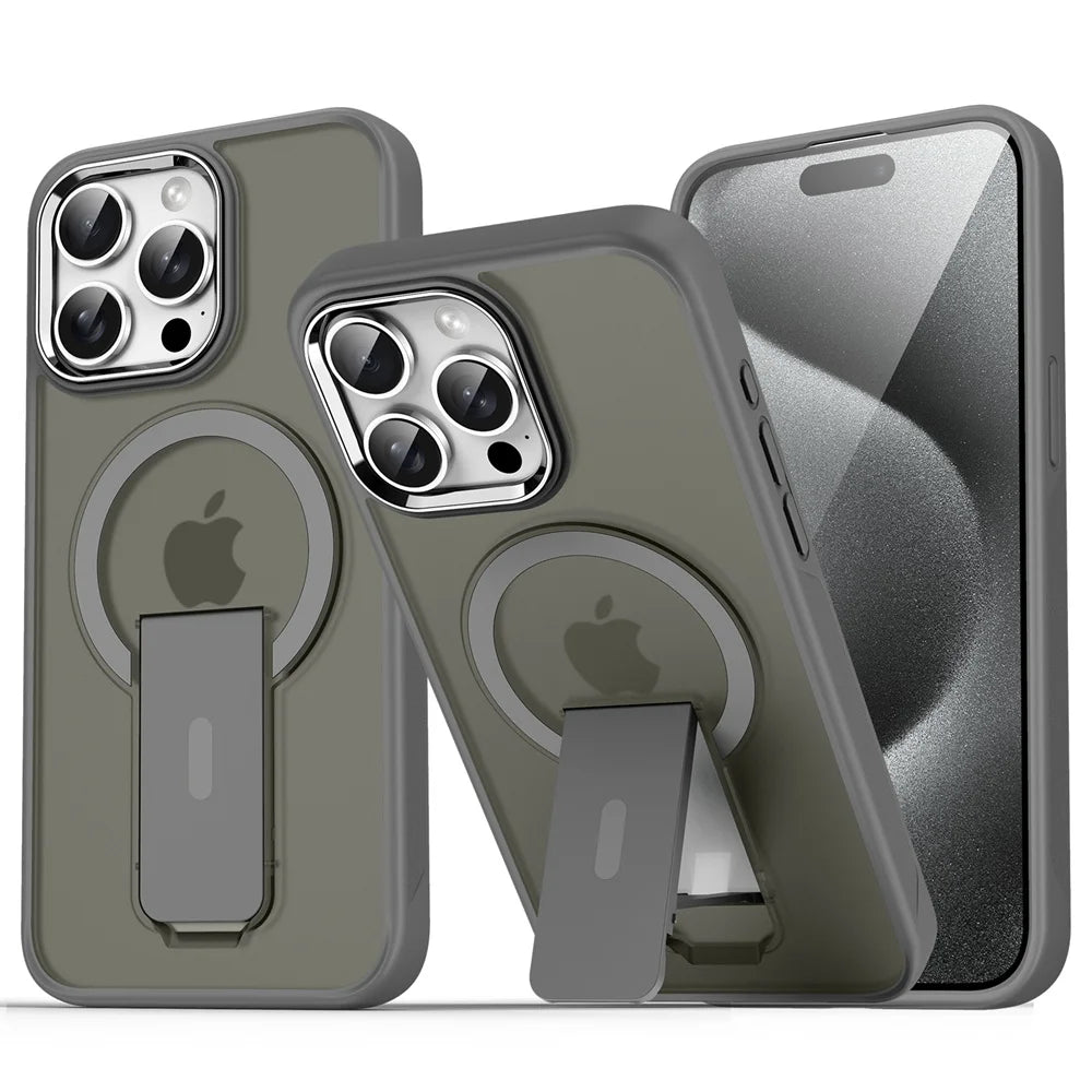 Luxury Magsafe Folding Stand Case for iPhone