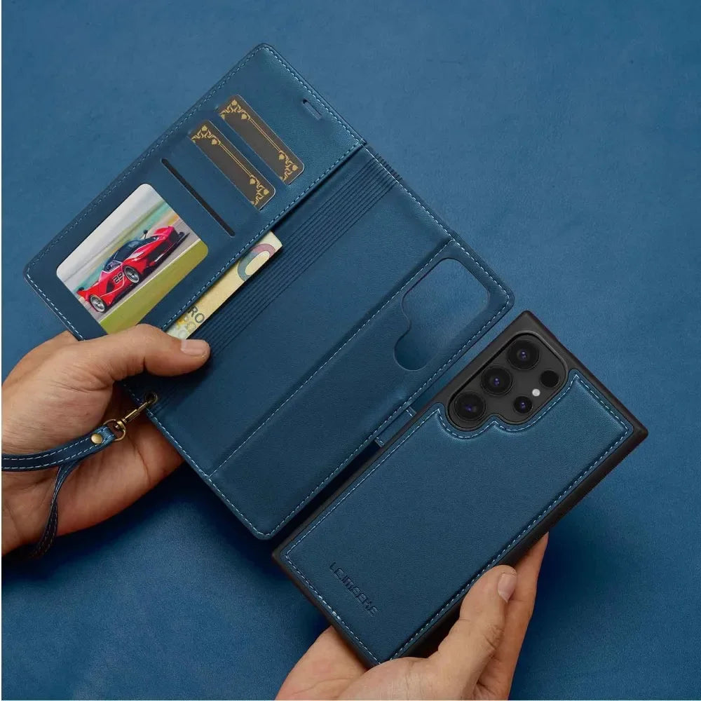 Detachable Wallet Phone Case with Card Holder for Samsung