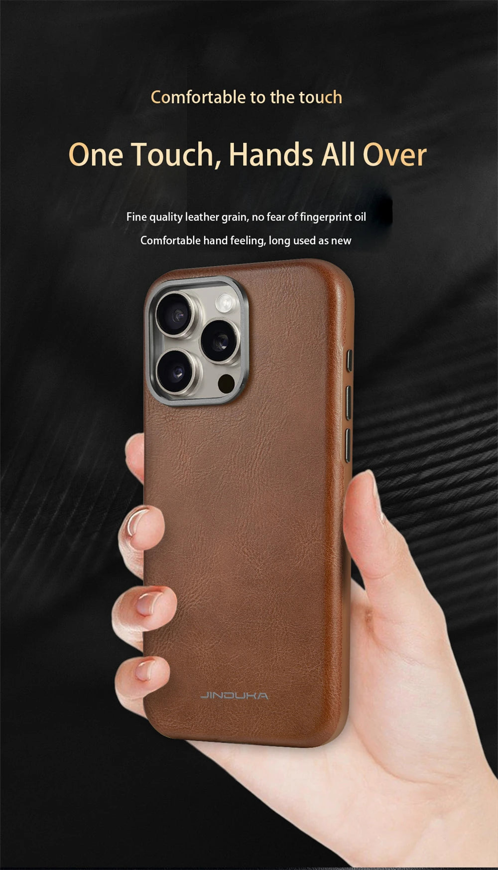 Luxury Ultra Thin Leather Magsafe Case for iPhone