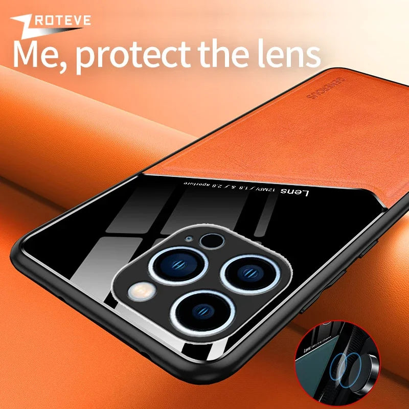 PU Leather Magnetic Case for iPhone
