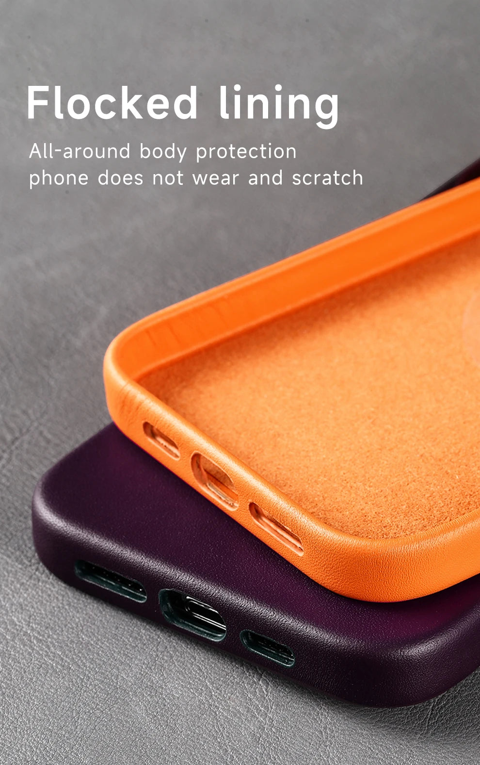 Official MagSafe Leather Case for iPhone
