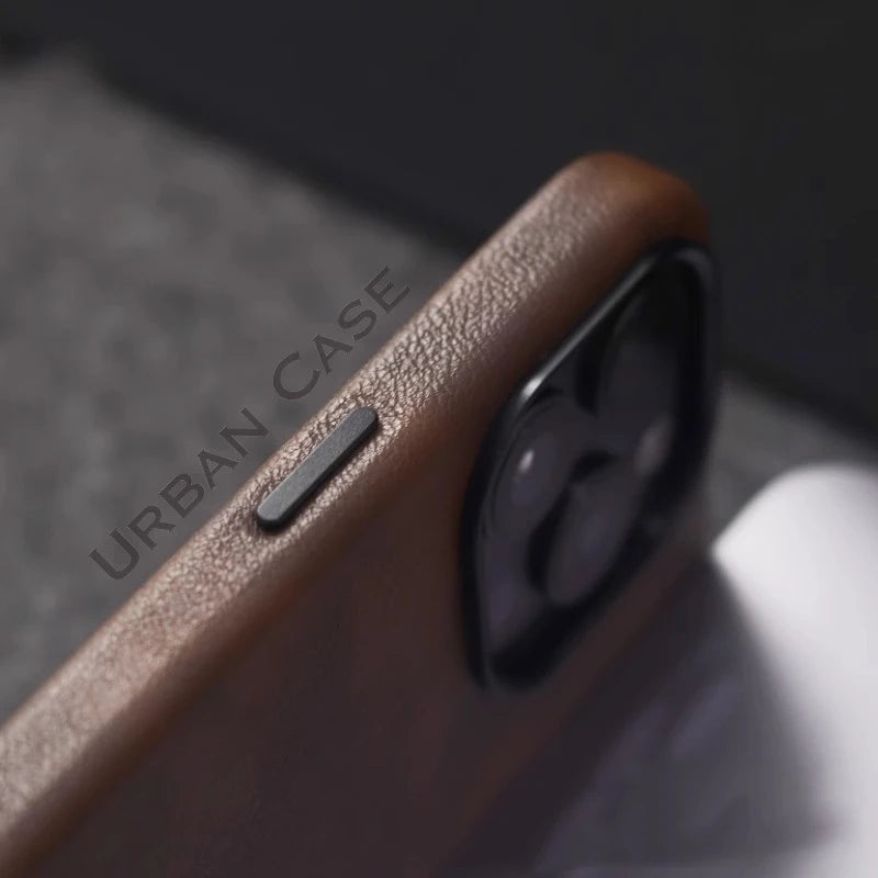 Retro Leather Magnetic Case for iPhone
