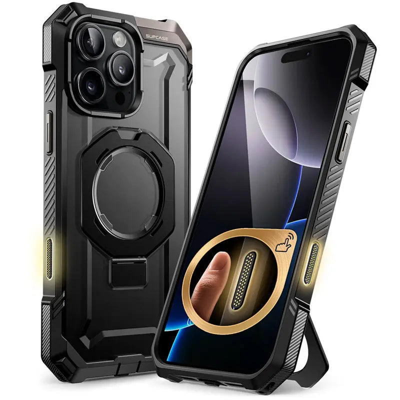 Rugged MagSafe iPhone Case with Camera Capture Button