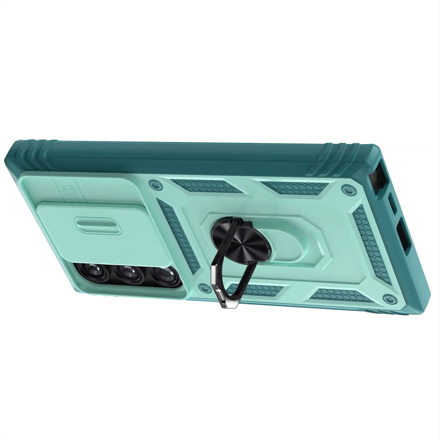 Samsung S22 Ring Kickstand Card Slot Shockproof Case