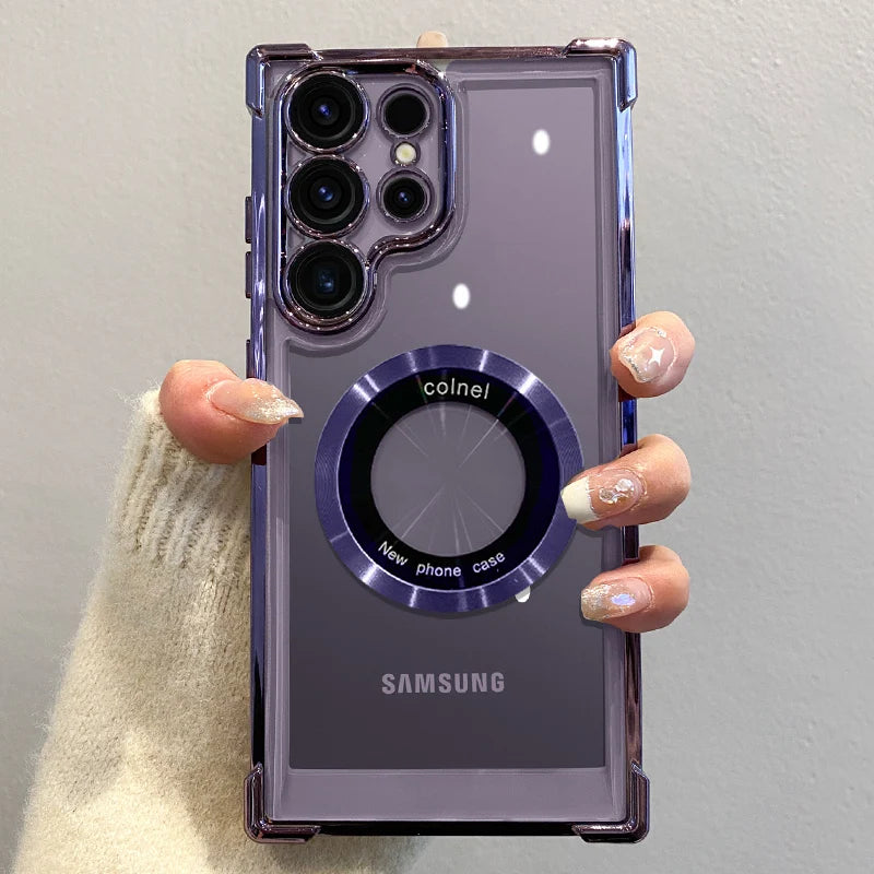 Luxury Plating Magnetic Case for Samsung Galaxy - CaseifyTrend