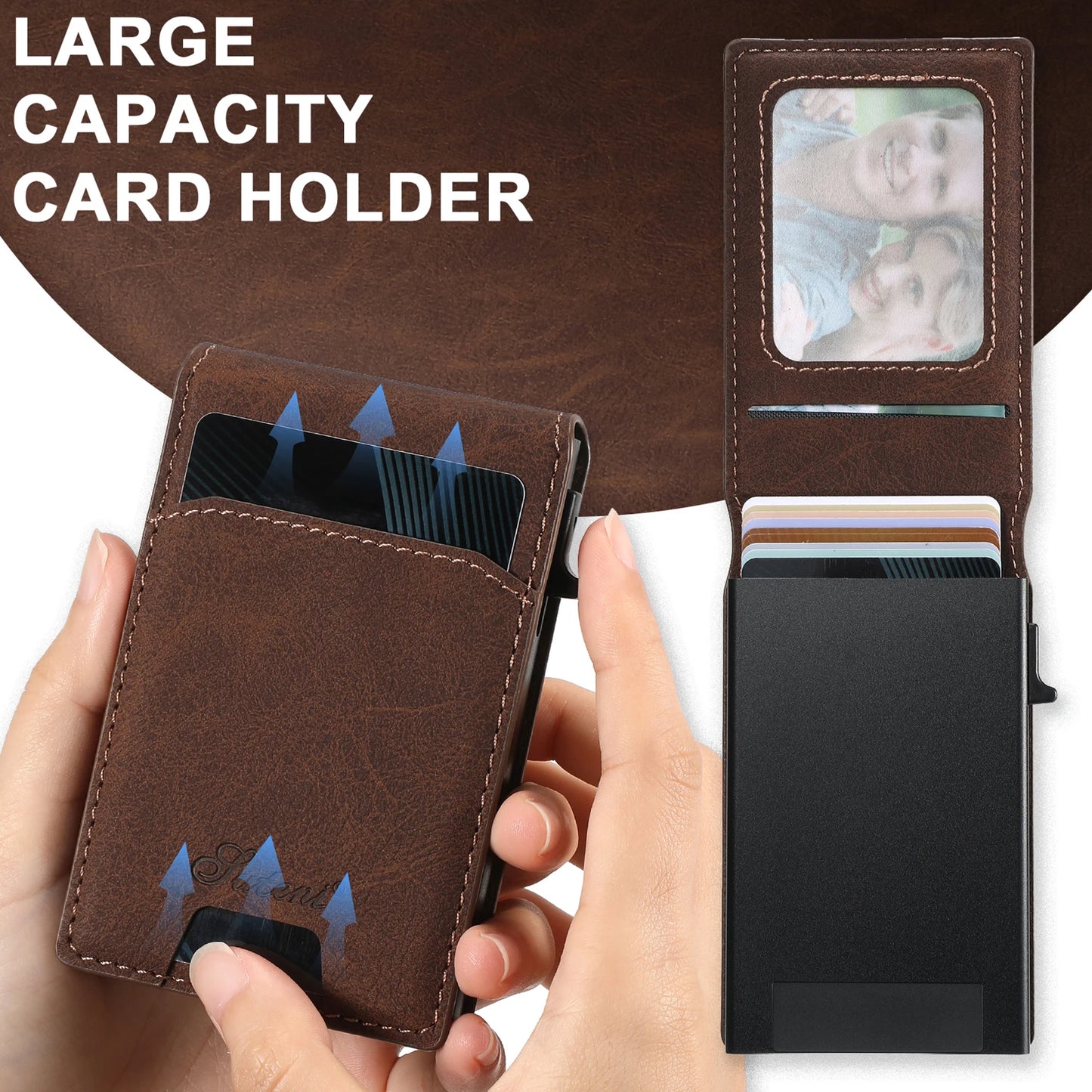 Luxury PU Leather Wallet Phone Case with Card Slot for Samsung