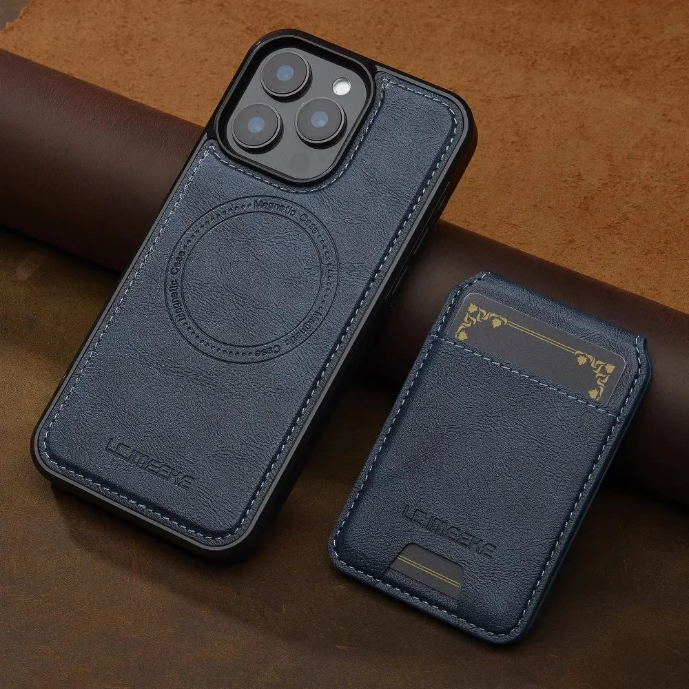 MagSafe Wallet Case with Detachable Card Holder for iPhone