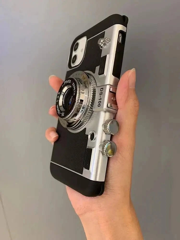 Emily In Paris 3D Retro Camera Leather Case - CaseifyTrend