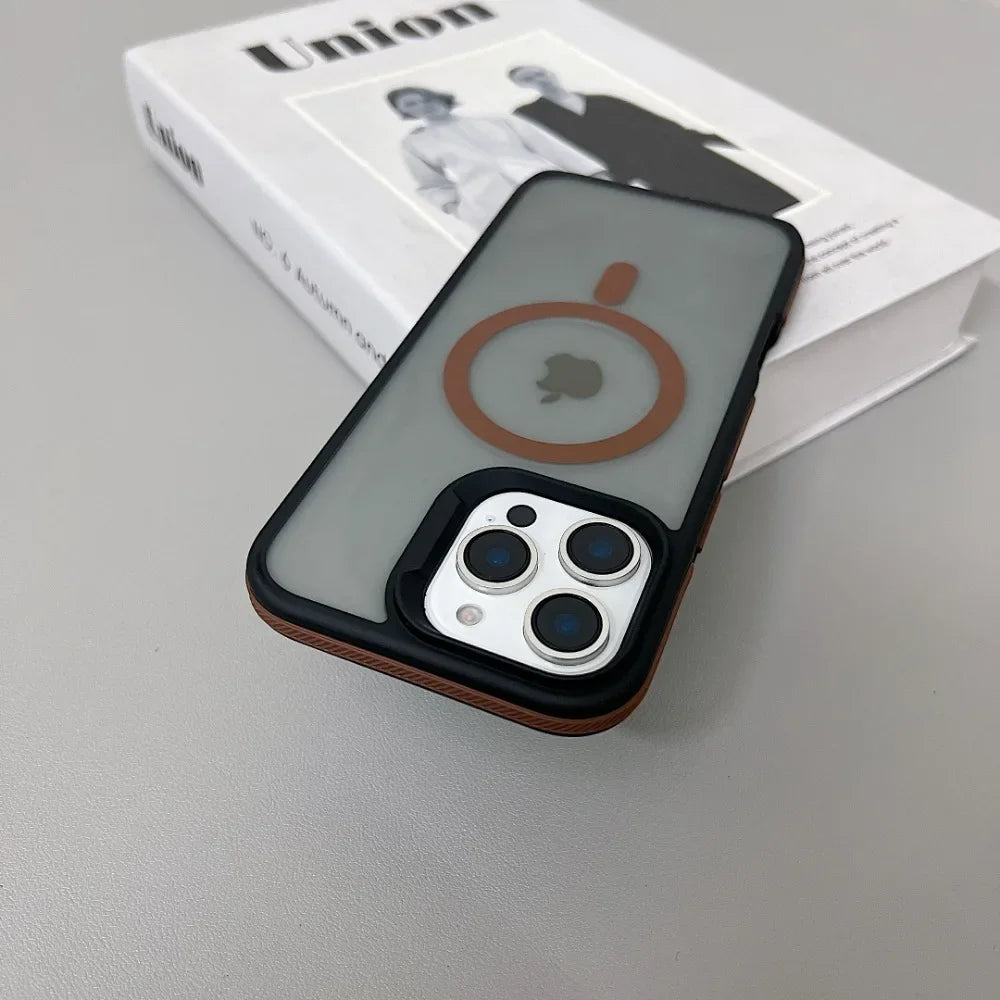 Luxury Magnetic Matte Armor Case for iPhone - CaseifyTrend