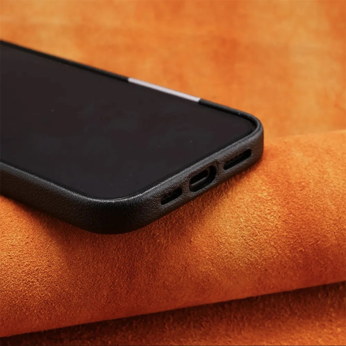 Luxury Leather MagSafe Case for iPhone