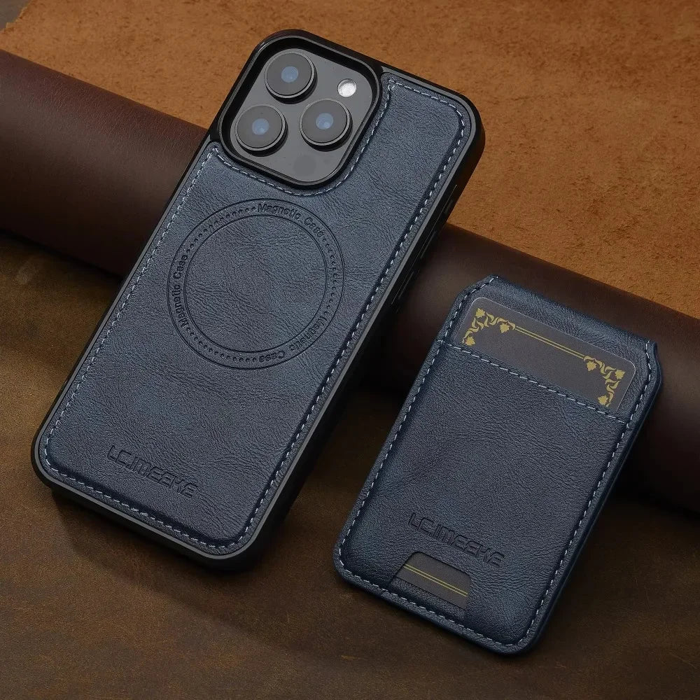 MagSafe Wallet Case with Detachable Card Holder for iPhone
