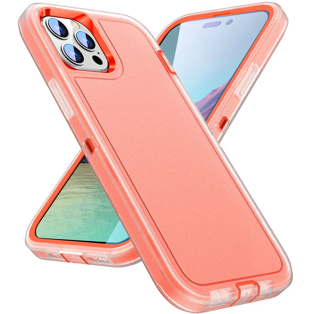 Rugged Shockproof Full Cover Case for iPhone Heavy Duty Protection