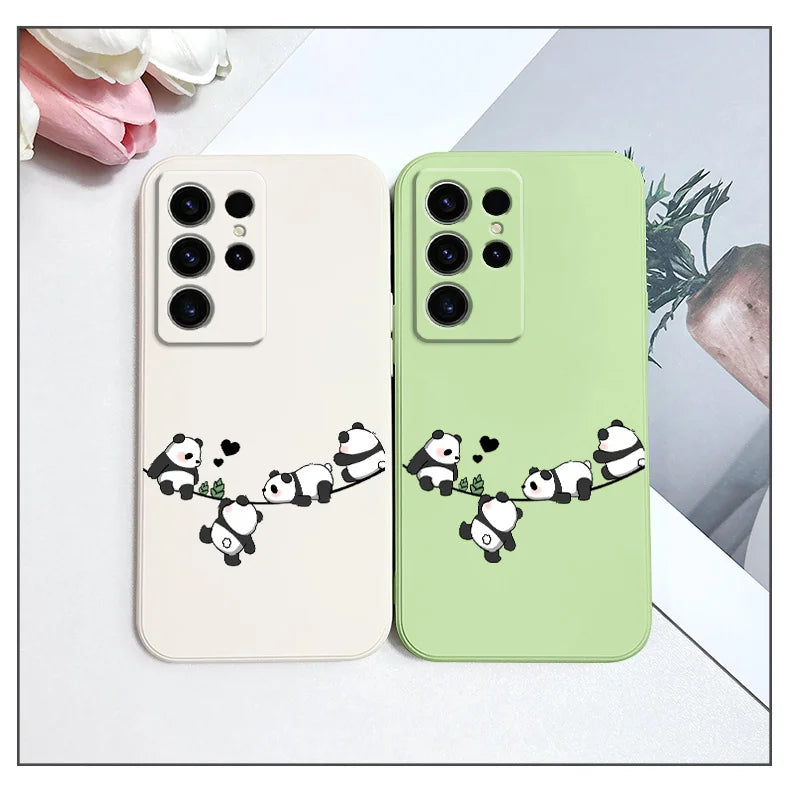 Cute Baby Panda Phone Case for Samsung Galaxy