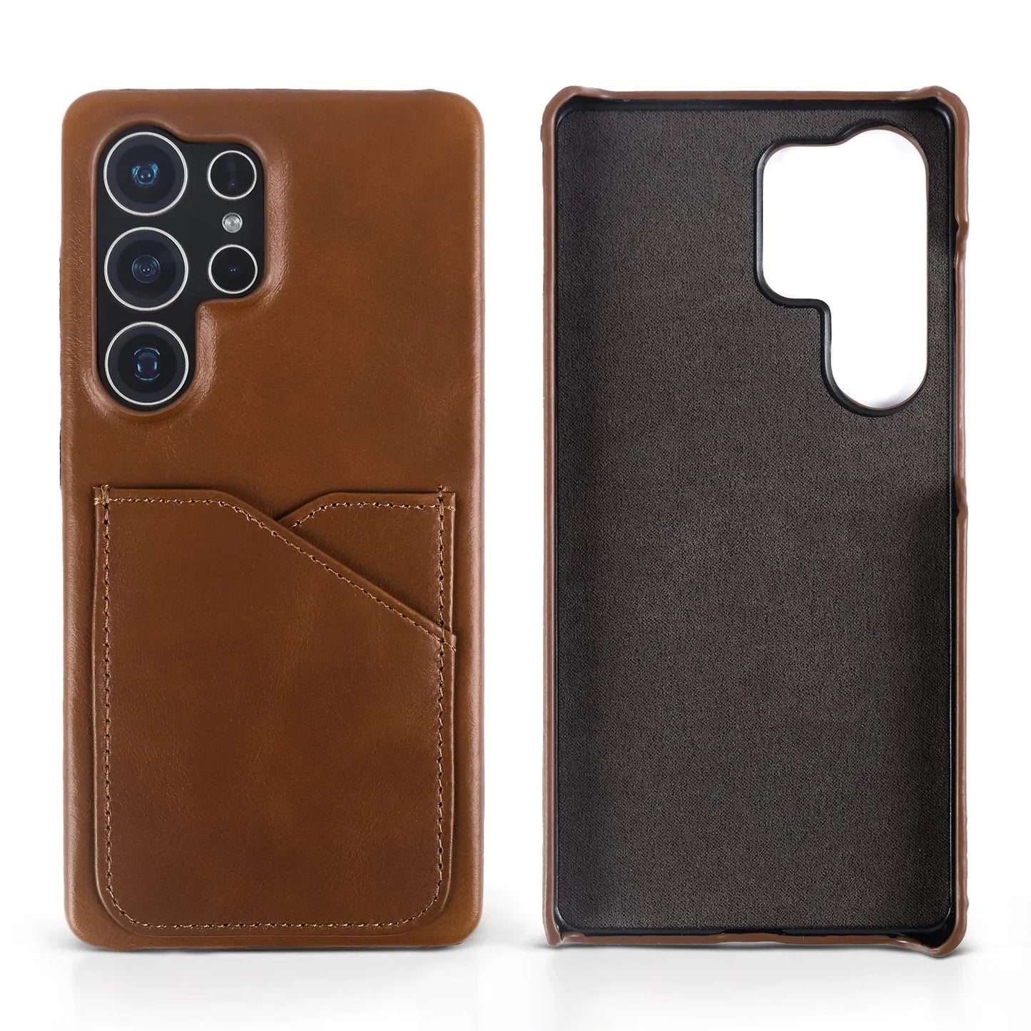 Premium Leather Card Slot Case for Samsung Galaxy