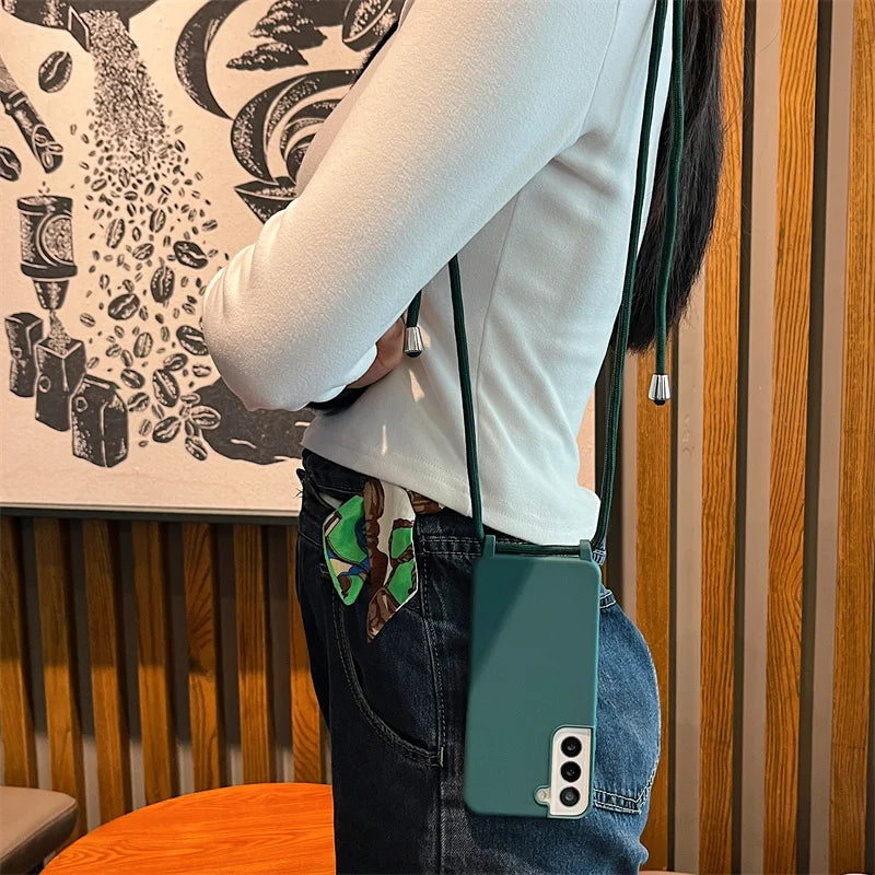 Crossbody Lanyard Strap Case for Samsung Galaxy