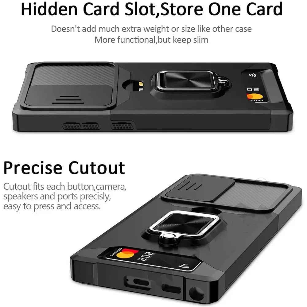 Shockproof Magnetic Holder Case for Samsung Galaxy - CaseifyTrend